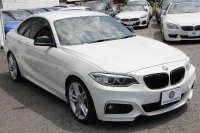 BMW 2シリーズ 220i ｸｰﾍﾟMｽﾎﾟｰﾂ 3Dﾃﾞｻﾞｲﾝﾏﾌﾗｰ ｵﾌﾟｼｮﾝ18AW 衝突軽減ﾌﾞﾚｰｷ 車線逸脱警告 歩行者警告 ﾌﾞﾚｰｷ付ｸﾙｺﾝ ﾀｯﾁﾊﾟｯﾄﾞ対応HDDﾅﾋﾞBｶﾒﾗ Bluetooth接続 左右独立ｵｰﾄｴｱｺﾝ ｽﾏｰﾄｷｰ 直噴ﾀｰﾎﾞ8速AT 2年保証