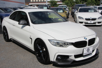 BMW 4シリーズ 435i ｶﾌﾞﾘｵﾚ Mｽﾎﾟｰﾂ ﾌｧｽﾄﾄﾗｯｸP 電動ｵｰﾌﾟﾝ 直6ﾀｰﾎﾞN55ｴﾝｼﾞﾝ ﾋｰﾀｰ黒革 追従ACC LEDﾍｯﾄﾞﾗｲﾄ HUD ｱﾀﾞﾌﾟﾃｨﾌﾞMｻｽ Mｽﾎﾟｰﾂﾌﾞﾚｰｷ 19AW HDDﾅﾋﾞTV MPerformanceｴｱﾛ 衝突軽減ﾌﾞﾚｰｷ 車線逸脱警告 歩行者警告 2年保証