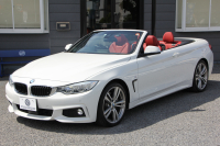 BMW 4シリーズ 440i ｶﾌﾞﾘｵﾚ Mｽﾎﾟｰﾂ 電動ｵｰﾌﾟﾝ B58B30A新ｴﾝｼﾞﾝ 326馬力直6ﾀｰﾎﾞﾋｰﾀｰ赤革 LEDﾍｯﾄﾞﾗｲﾄ 追従ACC HUD ﾚｰﾝﾁｪﾝｼﾞ警告 衝突軽減ﾌﾞﾚｰｷ 車線逸脱警告 歩行者警告 HDDﾅﾋﾞTV 19AW 専用ｴｱﾛ 2年保証