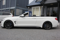 BMW 4シリーズ 440i ｶﾌﾞﾘｵﾚ Mｽﾎﾟｰﾂ 変更後B58新ｴﾝｼﾞﾝ 326馬力 直6ﾀｰﾎﾞ電動ｵｰﾌﾟﾝ 後期ﾃｰﾙ ﾋｰﾀｰ黒革 LEDﾍｯﾄﾞﾗｲﾄ 追従ACC HUD ﾚｰﾝﾁｪﾝｼﾞ警告 vorsteiner20AW KW車高調 3Dﾃﾞｻﾞｲﾝｽﾎﾟｲﾗｰ M4ﾄﾞｱﾐﾗｰ 2年保証