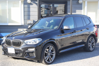 BMW X3 M40d ｾﾚｸﾄP 326馬力 3.0Lﾃﾞｨｰｾﾞﾙﾀｰﾎﾞﾊﾟﾉﾗﾏｻﾝﾙｰﾌ 全席ﾋｰﾀｰ黒革  ﾊｰﾏﾝｶｰﾄﾞﾝｻｳﾝﾄﾞHUD 専用21AW Mｽﾎﾟｰﾂﾃﾞﾌ&ﾌﾞﾚｰｷ 追従ACC ｽﾃｱﾘﾝｸﾞｻﾎﾟｰﾄ ﾀｯﾁ画面HDDﾅﾋﾞTV 360度ｶﾒﾗ ｱﾝﾋﾞｴﾝﾄﾗｲﾄ 電動ﾄﾗﾝｸ 2年保証
