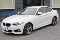 BMW 2シリーズ 220i ｸｰﾍﾟMｽﾎﾟｰﾂ 後期ﾓﾃﾞﾙ ｺｰﾗﾙﾚｯﾄﾞﾚｻﾞｰ ｼｰﾄﾋｰﾀｰ 追従ACC LEDﾍｯﾄﾞﾗｲﾄ&ﾃｰﾙ ｵﾌﾟｼｮﾝ18AW ﾀｯﾁ画面HDDﾅﾋﾞPｱｼｽﾄ ｵｰﾄｴｱｺﾝ 衝突軽減ﾌﾞﾚｰｷ 車線逸脱警告 歩行者警告 専用ｴｱﾛ Bluetooth接続 2年保証