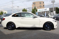 BMW 2シリーズ M235i ｸｰﾍﾟ直6ﾀｰﾎﾞ326馬力 ｱﾀﾞﾌﾟﾃｨﾌﾞMｻｽ ｱﾄﾞﾊﾞﾝﾚｰｼﾝｸﾞ18AW 専用ﾌﾞﾚｰｷ 衝突軽減ﾌﾞﾚｰｷ 車線逸脱警告 歩行者警告 ﾌﾞﾚｰｷ付ｸﾙｺﾝ HDDﾅﾋﾞBluetooth接続 Bｶﾒﾗ&ﾘｱPDC ﾊﾟﾄﾞﾙｼﾌﾄ 左右独立ｴｱｺﾝ 2年保証