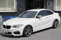BMW 2シリーズ M235i ｸｰﾍﾟ直6ﾀｰﾎﾞ326馬力 ｱﾀﾞﾌﾟﾃｨﾌﾞMｻｽ 専用ﾌﾞﾚｰｷ Bｶﾒﾗ&ﾘｱ障害物ｿﾅｰ 衝突軽減ﾌﾞﾚｰｷ 車線逸脱警告 歩行者警告 ﾌﾞﾚｰｷ付ｸﾙｺﾝ HDDﾅﾋﾞBluetooth接続 18AW Eibachﾀﾞｳﾝｻｽ ﾊﾟﾄﾞﾙｼﾌﾄ ｽﾏｰﾄｷｰ 2年保証