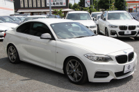 BMW 2シリーズ M235i ｸｰﾍﾟ直6ﾀｰﾎﾞ326馬力 ｱﾀﾞﾌﾟﾃｨﾌﾞMｻｽ 専用ﾌﾞﾚｰｷ Bｶﾒﾗ&ﾘｱ障害物ｿﾅｰ 衝突軽減ﾌﾞﾚｰｷ 車線逸脱警告 歩行者警告 ﾌﾞﾚｰｷ付ｸﾙｺﾝ HDDﾅﾋﾞBluetooth接続 18AW Eibachﾀﾞｳﾝｻｽ ﾊﾟﾄﾞﾙｼﾌﾄ ｽﾏｰﾄｷｰ 2年保証