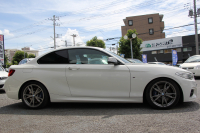BMW 2シリーズ M235i ｸｰﾍﾟ直6ﾀｰﾎﾞ326馬力 ｱﾀﾞﾌﾟﾃｨﾌﾞMｻｽ 専用ﾌﾞﾚｰｷ Bｶﾒﾗ&ﾘｱ障害物ｿﾅｰ 衝突軽減ﾌﾞﾚｰｷ 車線逸脱警告 歩行者警告 ﾌﾞﾚｰｷ付ｸﾙｺﾝ HDDﾅﾋﾞBluetooth接続 18AW Eibachﾀﾞｳﾝｻｽ ﾊﾟﾄﾞﾙｼﾌﾄ ｽﾏｰﾄｷｰ 2年保証