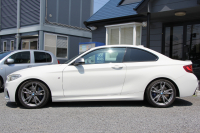 BMW 2シリーズ M235i ｸｰﾍﾟ直6ﾀｰﾎﾞ326馬力 ｱﾀﾞﾌﾟﾃｨﾌﾞMｻｽ 専用ﾌﾞﾚｰｷ Bｶﾒﾗ&ﾘｱ障害物ｿﾅｰ 衝突軽減ﾌﾞﾚｰｷ 車線逸脱警告 歩行者警告 ﾌﾞﾚｰｷ付ｸﾙｺﾝ HDDﾅﾋﾞBluetooth接続 18AW Eibachﾀﾞｳﾝｻｽ ﾊﾟﾄﾞﾙｼﾌﾄ ｽﾏｰﾄｷｰ 2年保証
