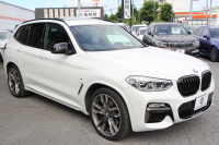 BMW X3 M40d 326馬力 3.0Lﾃﾞｨｰｾﾞﾙﾀｰﾎﾞﾊﾟﾉﾗﾏｻﾝﾙｰﾌ 全席ﾋｰﾀｰ黒革 ﾘｱｼｰﾄ可倒調整 ｱﾝﾋﾞｴﾝﾄﾗｲﾄ 21AW 追従ACC HUD 液晶ﾒｰﾀｰ ｽﾃｱﾘﾝｸﾞｻﾎﾟｰﾄ ﾀｯﾁ画面HDDﾅﾋﾞ360度ｶﾒﾗ LEDﾍｯﾄﾞﾗｲﾄ ｵｰﾄﾊｲﾋﾞｰﾑ 専用ﾃﾞﾌ&ﾌﾞﾚｰｷ 2年保証