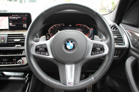 BMW X3 Xdrive20d Mｽﾎﾟｰﾂ ﾊｲﾗｲﾝ 中期 新型式3DA-UZ20 1ｵﾅ 全席ﾋｰﾀｰ黒革 ｱｸﾃｨﾌﾞﾍﾞﾝﾁﾚｰｼｮﾝ ｱﾝﾋﾞｴﾝﾄﾗｲﾄ BMWﾗｲﾌﾞｺｯｸﾋﾟｯﾄﾞHUD 変更後ﾀｯﾁ画面HDDﾅﾋﾞAppleCarPlay Hifiｽﾋﾟｰｶｰ 360度ｶﾒﾗ ｵﾌﾟｼｮﾝ20AW 追従ACC 衝突軽減ﾌﾞﾚｰｷ 2年保証