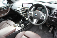 BMW X3 M40d 変更後新ｲﾝﾃﾘｱ ﾊﾟﾉﾗﾏｻﾝﾙｰﾌ BMWﾗｲﾌﾞｺｯｸﾋﾟｯﾄﾞ新HDDﾅﾋﾞｱｯﾌﾟﾙｶｰﾌﾟﾚｲ 3.0Lﾃﾞｨｰｾﾞﾙﾀｰﾎﾞ326馬力 全席ﾋｰﾀｰ茶革 ﾘｱｼｰﾄ可倒調整 ｱﾝﾋﾞｴﾝﾄﾗｲﾄ 360度ｶﾒﾗ 追従ACC HUD LEDﾍｯﾄﾞﾗｲﾄ ｵｰﾄﾊｲﾋﾞｰﾑ 2年保証